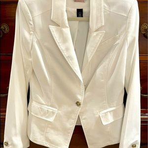 Ladies White House Black Market white spring/summer jacket